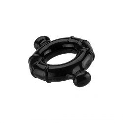 GUMMY RING - GRANDE - NEGRO