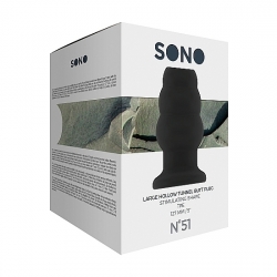 SONO NO.51 - DILATADOR ANAL GRANDE - 12 CM - NEGRO