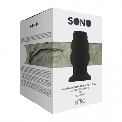 SONO NO.50 - DILATADOR ANAL MEDIANO - 10 CM - NEGRO