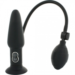 PENE ANAL HINCHABLE CON VIBRACION NEGRO