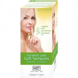 HOT INTIMATE CARE TAMPONES SUAVES 5 UDS