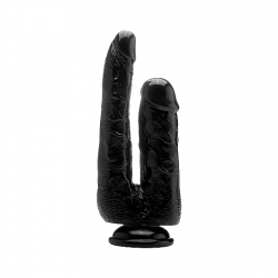 REALROCK PENE DOBLE 23CM - NEGRO