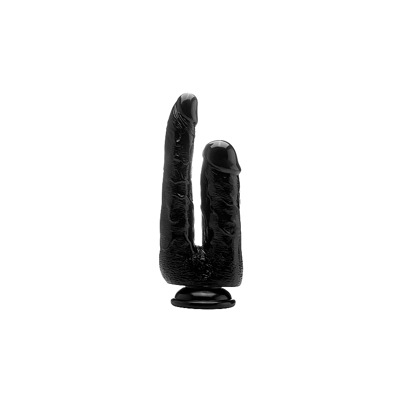 REALROCK PENE DOBLE 23CM - NEGRO