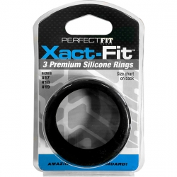 XACT FIT KIT 3 ANILLOS DE SILICONA - 4 CM, 4.5 CM Y 5 CM