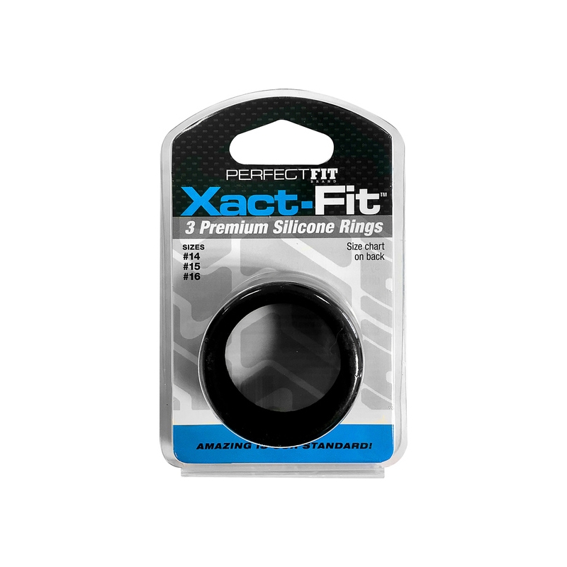 XACT FIT KIT 3 ANILLOS DE SILICONA - 3.5 CM, 3.8 CM Y 4 CM