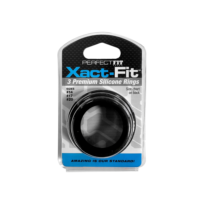 XACT FIT KIT 3 ANILLOS DE SILICONA - 3.5 CM, 4 CM Y 5 CM