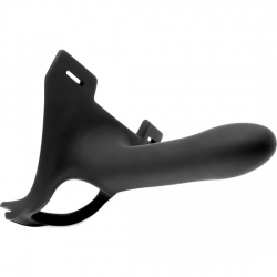 ZORO PENE SILICONA 14 CM CON ARNÉS NEGRO