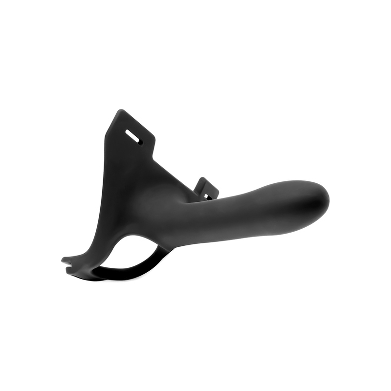 ZORO PENE SILICONA 14 CM CON ARNÉS NEGRO