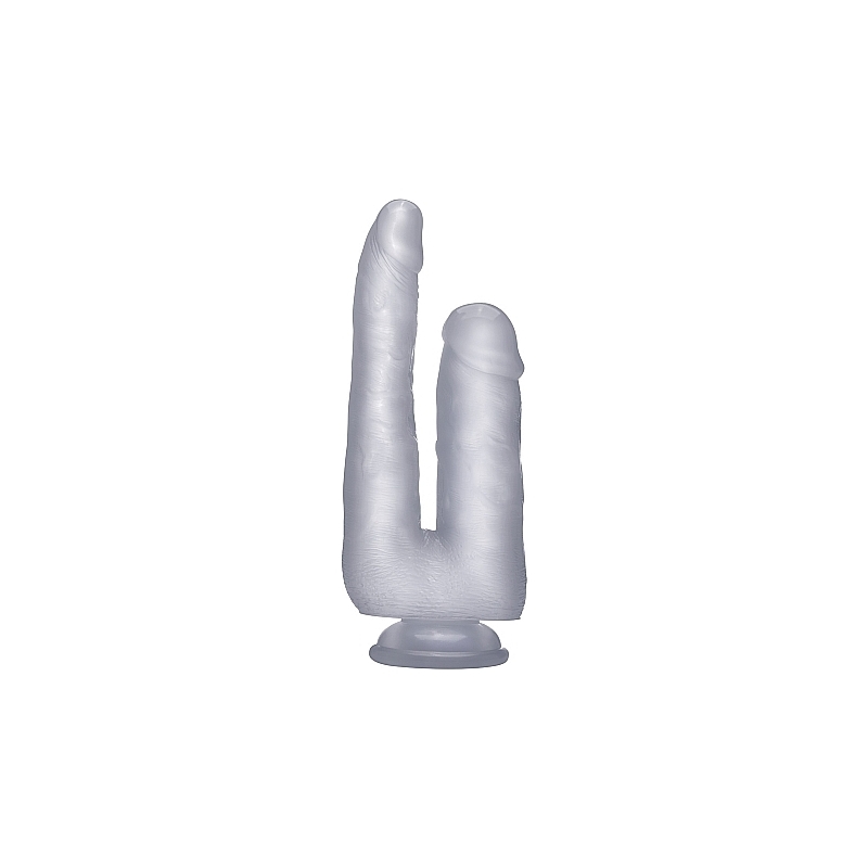 REALROCK PENE DOBLE 23 CM - TRANSPARENTE