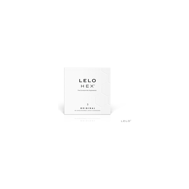 LELO HEX ORIGINAL 3 PRESERVATIVOS