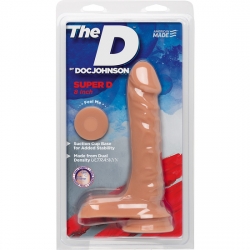 THE SUPER D PENE REALÍSTICO 20 CM VAINILLA