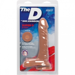 THE SUPER D PENE REALÍSTICO 20 CM CARAMELO