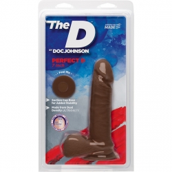 THE PERFECT D PENE REALÍSTICO 17 CM CHOCOLATE