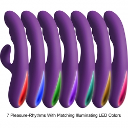 LAVANI VIBRADOR SILICONA MORADO