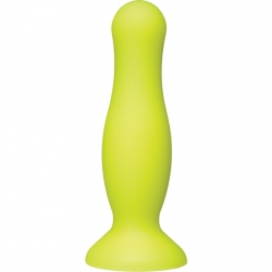 AMERICAN POP DILDO SILICONA 11 CM AMARILLO