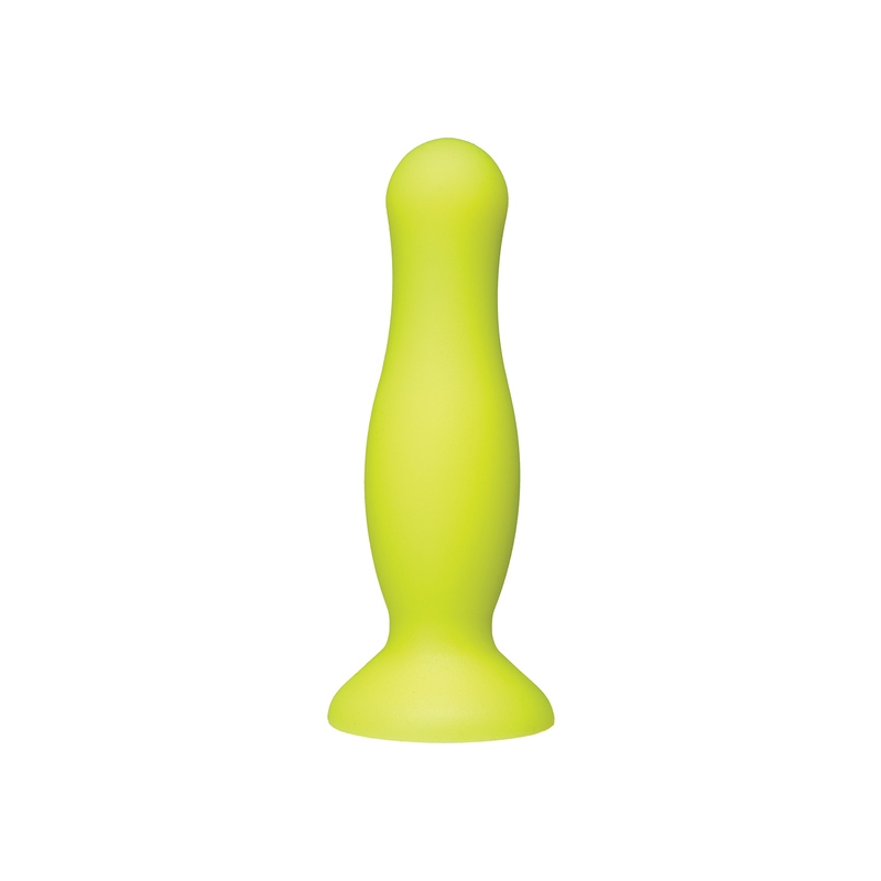 AMERICAN POP DILDO SILICONA 11 CM AMARILLO