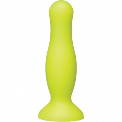 AMERICAN POP DILDO SILICONA 9 CM AMARILLO