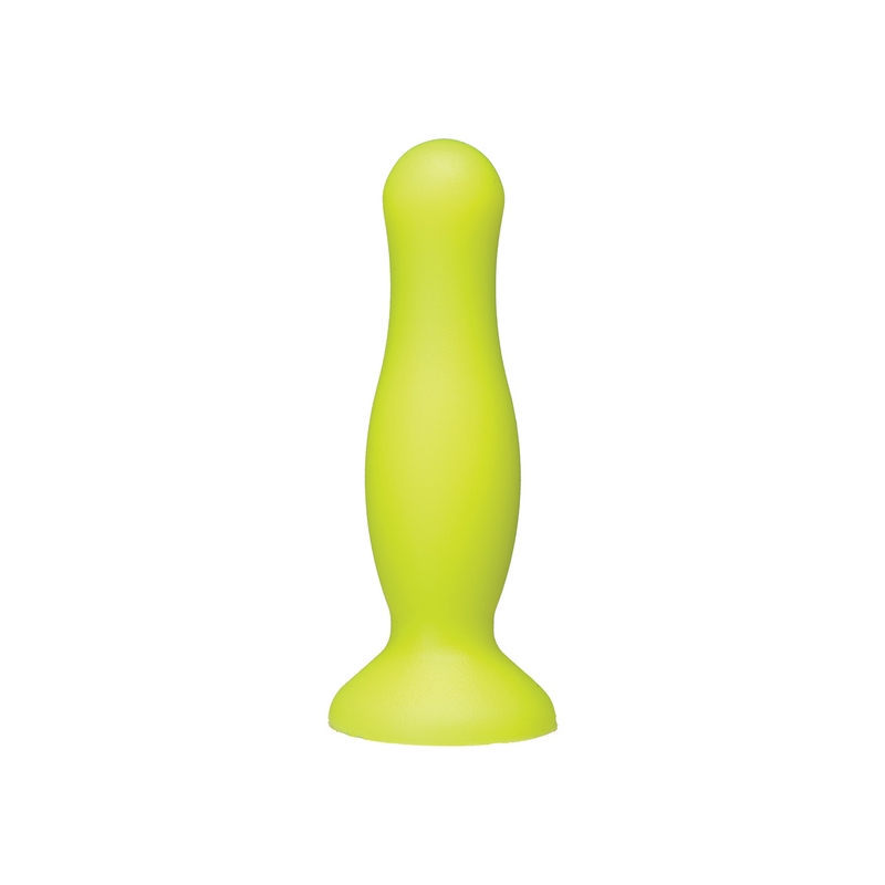 AMERICAN POP DILDO SILICONA 9 CM AMARILLO