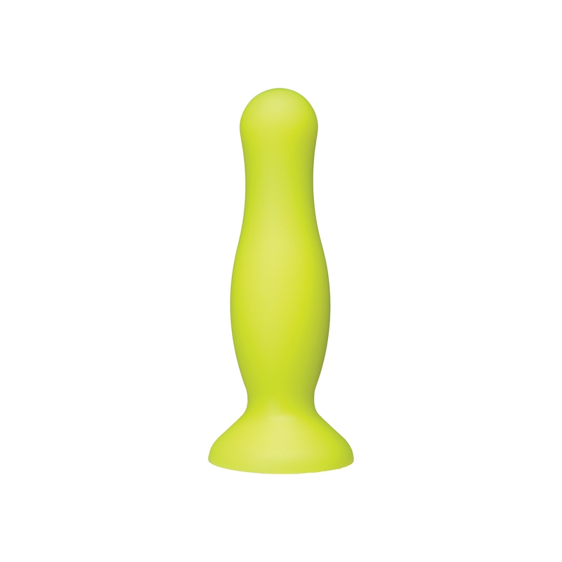 AMERICAN POP DILDO SILICONA 10 CM AMARILLO