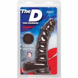 THE RAGIN D PENE REALÍSTICO 23 CM CHOCOLATE