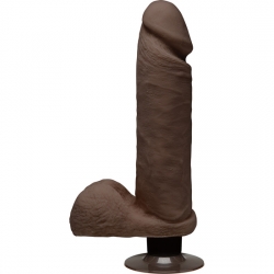 THE PERFECT D PENE VIBRADOR 20CM CHOCOLATE