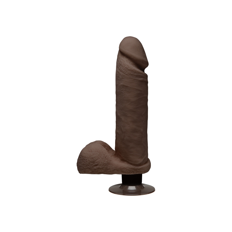 THE PERFECT D PENE VIBRADOR 20CM CHOCOLATE