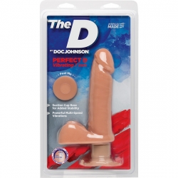 THE PERFECT D PENE VIBRADOR 18CM VAINILLA