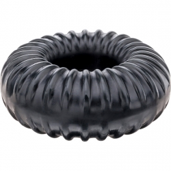 RIBBED ANILLO NEGRO