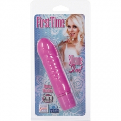 FIRST TIME VIBRADOR SILICONA ROSA