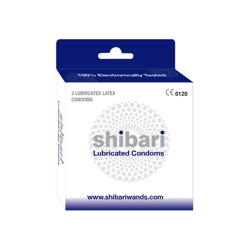 SHIBARI PRESERVATIVOS DE LÁTEX LUBRICADOS - CAJA DE 3 UDS