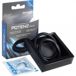 POTENZ DUO ANILLOS PENE MEDIANO - NEGRO