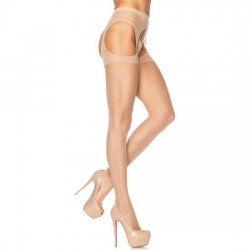 LEG AVENUE MEDIAS CON LIGUERO ADJUNTO NUDE