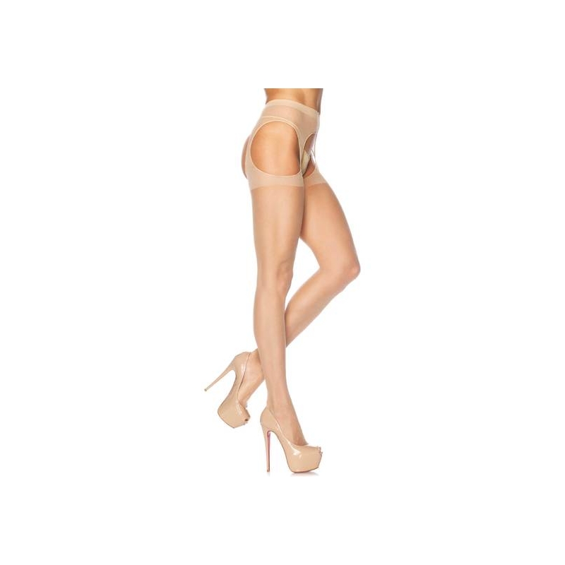 LEG AVENUE MEDIAS CON LIGUERO ADJUNTO NUDE