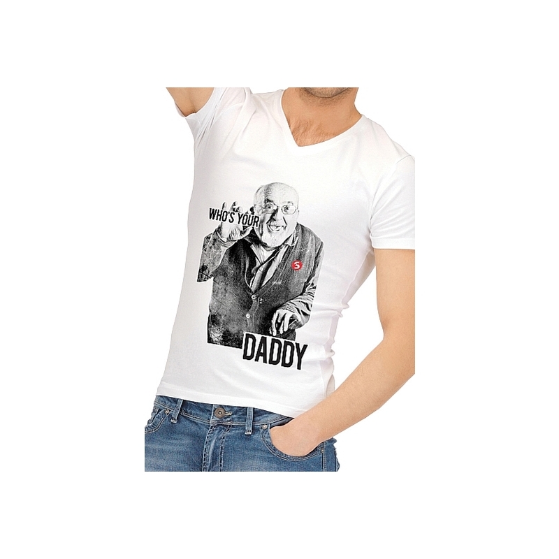 CAMISETA DIVERTIDA WHO IS YOUR DADDY