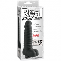 REAL FEEL LIFELIKE TOYZ VIBRADOR NUM 13 NEGRO