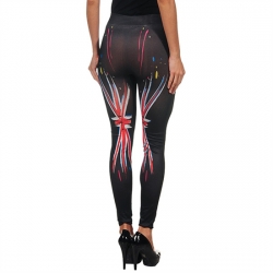 INTIMAX PAINTED LEGGINS UK BLACK