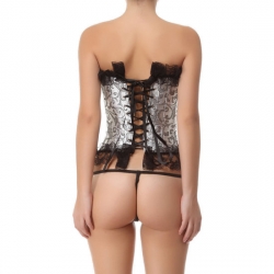 INTIMAX CORSET PERLADO GRIS