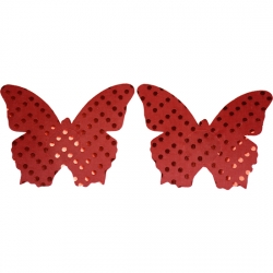 CARAMEL NUIT - PEZONERAS BRIGHT BUTTERFLY ROJO