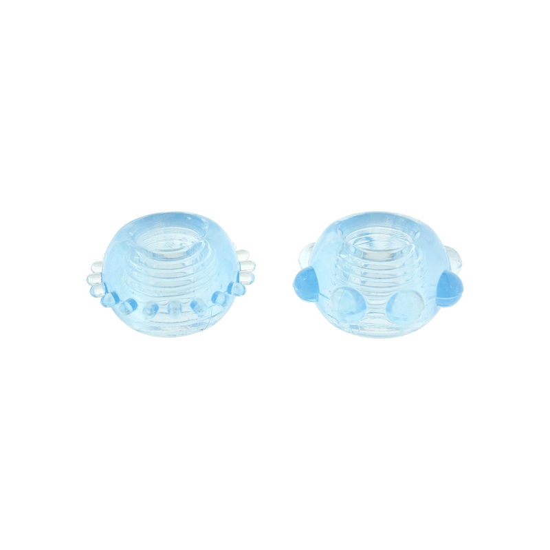 POWER STRETCHY ANILLO AZUL 2PCS