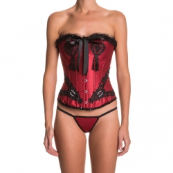 INTIMAX - CORSET BARBARA GRANATE