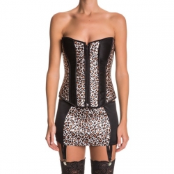 INTIMAX - CORSET DAIGAN LEOPARDO