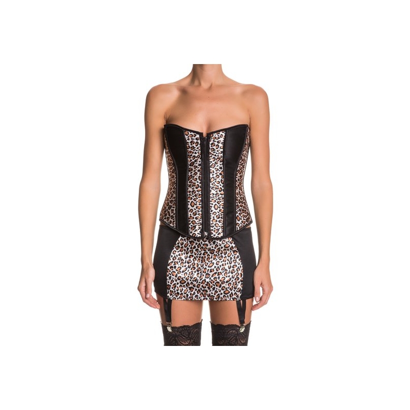 INTIMAX - CORSET DAIGAN LEOPARDO