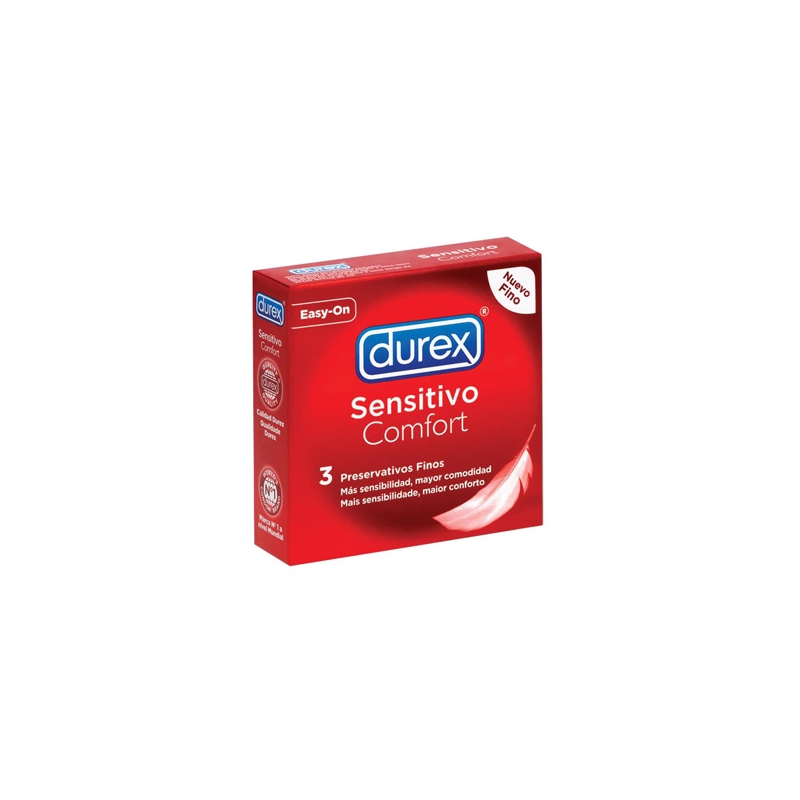 DUREX SENSITIVO COMFORT 3 UDS