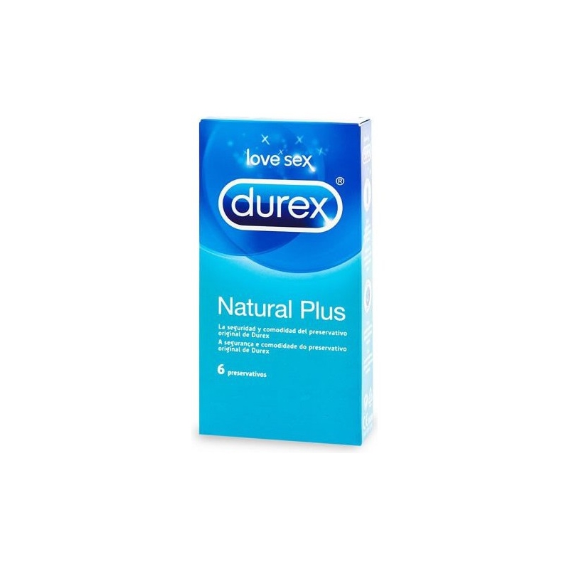 DUREX NATURAL PLUS 6 UDS