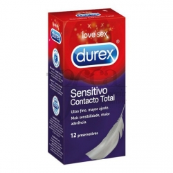 DUREX SENSITIVO CONTACTO TOTAL 12 UDS