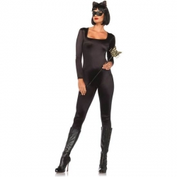 LEG AVENUE FEMENINO CATSUIT NEGRO