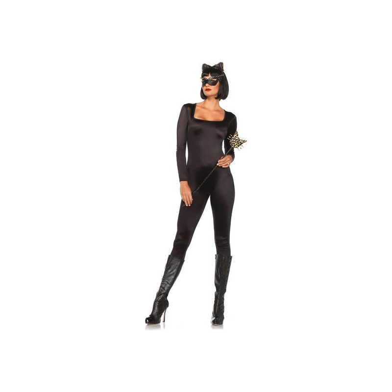 LEG AVENUE FEMENINO CATSUIT NEGRO