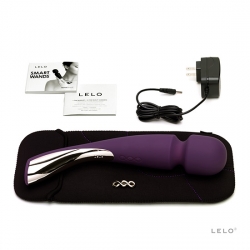 LELO SMART WAND MASAJEADOR GRANDE CIRUELA