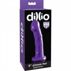 DILDO PLEASE HER 15 CM MORADO