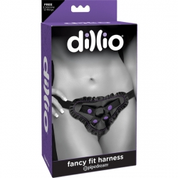 FANCY FIT ARNÉS SIN DILDO MORADO